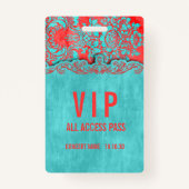 VIP All Access Name Photo カスタム Concertのバッジ バッジ (正面)