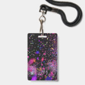 VIP All Access Name Photo Consert Clubパーティー バッジ (ストラップ付き裏面)