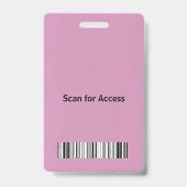 VIP All Access Pass垂直カスタマイズ バッジ (裏面)