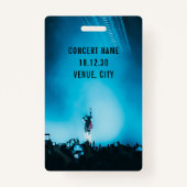 VIP All Access Pass カスタム Concert バッジ (裏面)