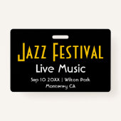 VIP All Access Pass (ミュージカルイベント) バッジ (裏面)