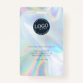 VIP All Access Pass Business Logoホログラフィック バッジ (裏面)
