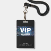 VIP All Access Pass ConcertイベントIDバッジ バッジ (ストラップ付き表面)