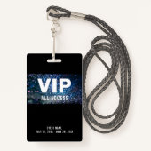 VIP All Access Pass ConcertイベントIDバッジ バッジ (正面ランヤード)