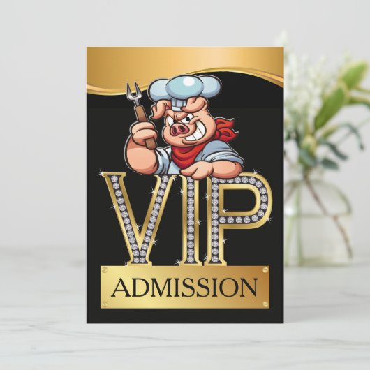 VIP BBQ 入場券 招待状 (スタンド正面)