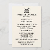 VIP BBQ 入場券 招待状 (裏面)