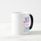 VIP Birthday Party Neon Squad Personalized Guest N モーフィングマグカップ (正面右)