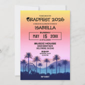 VIP Gradfest 2026 パーティー招待状 招待状 (正面)