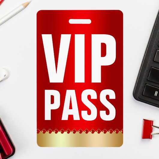 VIP PASS ID カード | 特別ゲスト バッジ