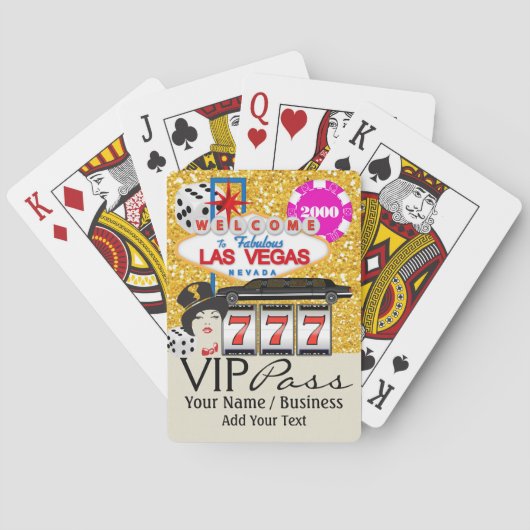 VIP PASS - Vegas -トランプ トランプ (裏面)
