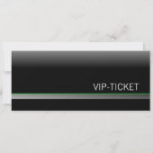 VIP-TICKET Einladungskarten (grün) 招待状 (裏面)