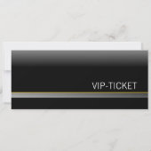 VIP-TICKET Einladungskarten (ocker-orange) 招待状 (裏面)