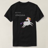 Vipassana瞑想の後 Tシャツ (デザイン正面)
