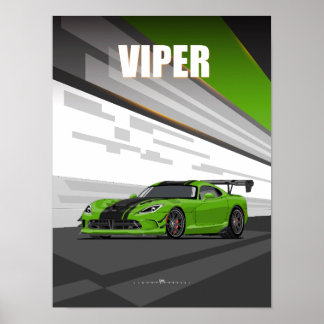 Viper ACR American Supercar ポスター