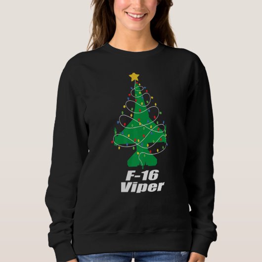 Viper Christmas F 16 Jet Fighterの土産とFigh スウェットシャツ (正面)