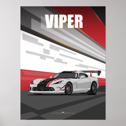 Viper Muscle car ポスター (正面)