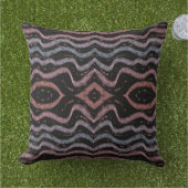 Viper Snake Skin Drawing Pattern Soft Pastel Color アウトドアクッション (芝生)