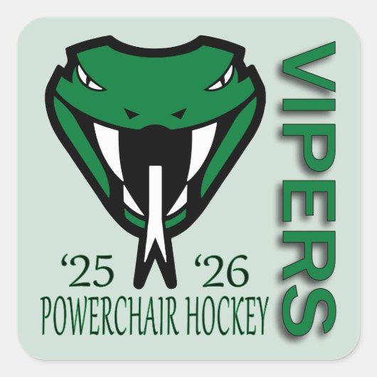 viper sticker スクエアシール (正面)