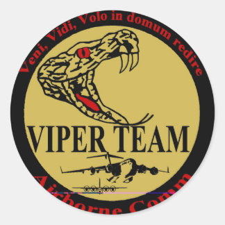 Viper Teamパッチステッカー ラウンドシール