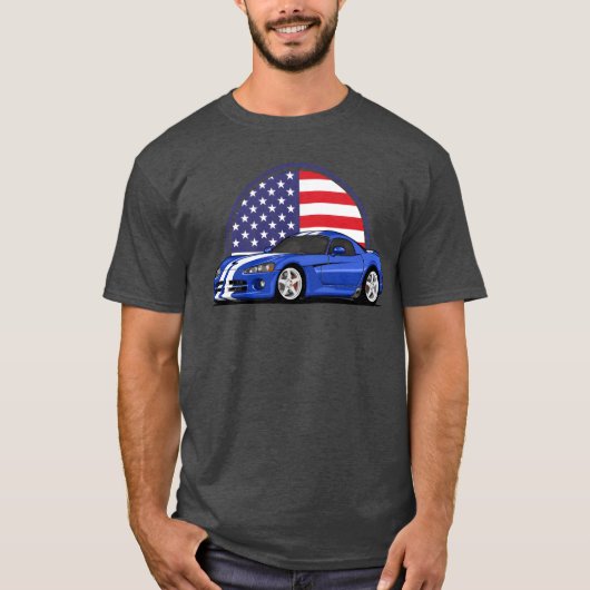 VIPER V10 SRT10 RT10 レースカー USA ギフト プレゼント 女子 Tシャツ (正面)