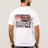 ViperAlleyのカスタマイズ可能な銀製のロードスター Tシャツ (裏面)