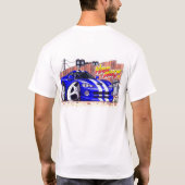 ViperAlleyの青か白いクーペ Tシャツ (裏面)