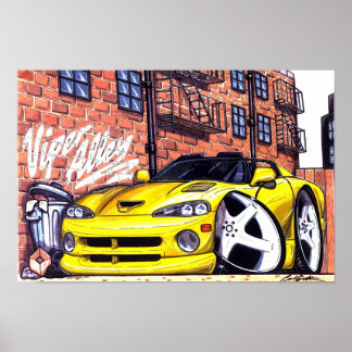 ViperAlleyロードスターロゴ ポスター