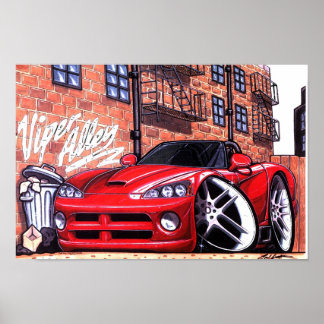 ViperAlley SRT10ロゴ ポスター