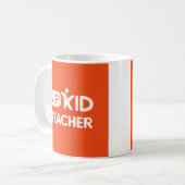 VIPKIDの先生のヘッドホーンのディーノのマグ コーヒーマグカップ (正面左)