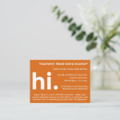 VIPKIDの先生の紹介/募集カード 紹介カード (スタンド正面)