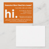 VIPKIDの先生の紹介/募集カード 紹介カード (正面/裏面)