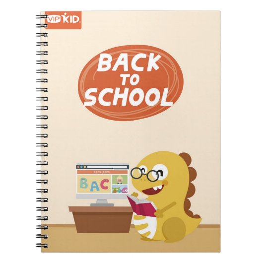 VIPKIDの新学期のノート5 ノートブック (正面)