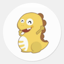 VIPKIDディーノのステッカー ラウンドシール