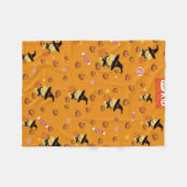 VIPKIDハロウィン総括的なB フリースブランケット (正面(横))