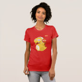 VIPKIDヘッドセットディノTシャツ（オレンジ） Tシャツ (正面フル)