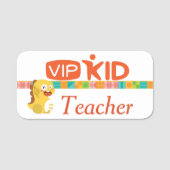 VIPKid先生ピン 名札 (正面)