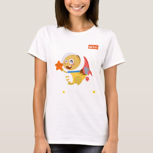 VIPKID宇宙ディーノのTシャツ Tシャツ (正面)