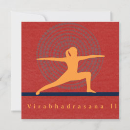 Virabhadrasana II Art Card シーズンカード