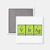 Virag周期表名磁石 マグネット (正面/裏面)