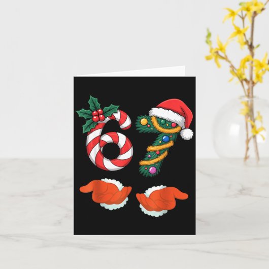 Viral 67 Candy Canes Christmas Tree With Hand Holi カード (黄色い花)