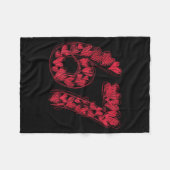 Viral 67 Hand-drawn Hearts Valentine's Day Cute Te フリースブランケット (正面(横))