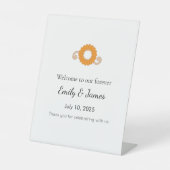 Viral Baby Shower Sign Hack 台座サイン (正面)