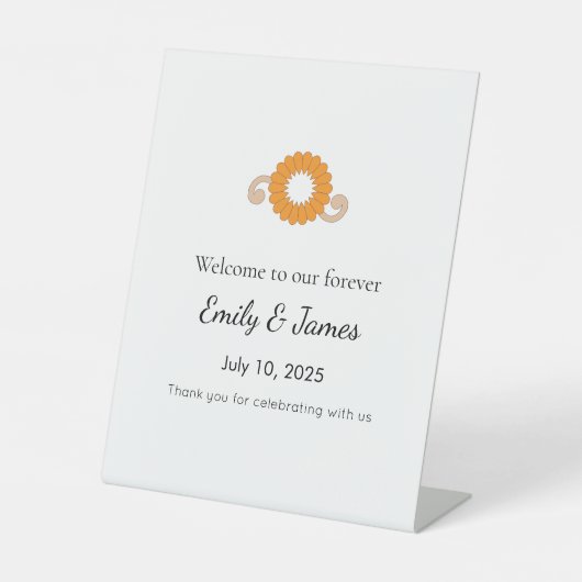 Viral Baby Shower Sign Hack 台座サイン (正面)