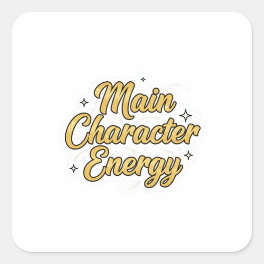 ViralVibes Collection スクエアシール (正面)