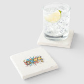 ViralVibes Collection ストーンコースター (横)