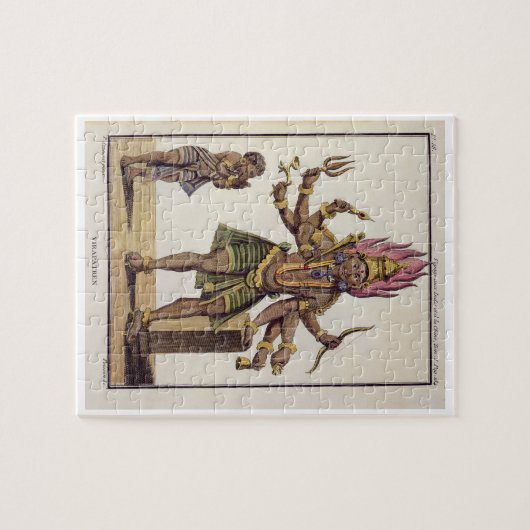 Virapatrenの不適格な悪の主としてShiva ジグソーパズル (横)