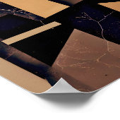 「Virelle」の残響 - 抽象的な肖像 ポスター (角)