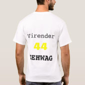 Virender Sehwag Tシャツ (裏面)