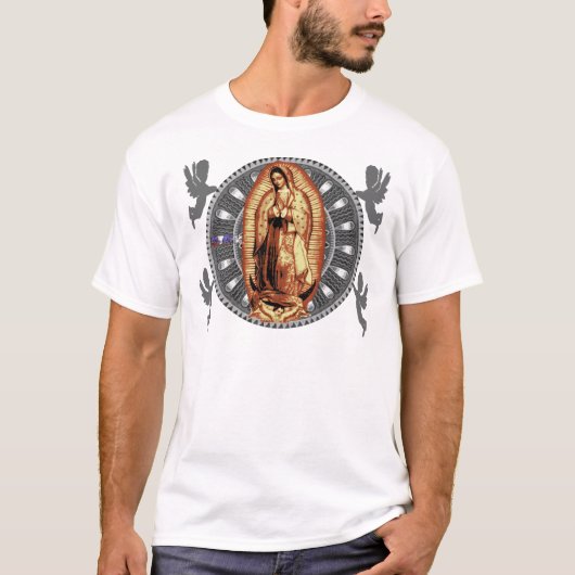 VIRGEN DEグアダルペのカスタマイズ可能なプロダクト Tシャツ (正面)