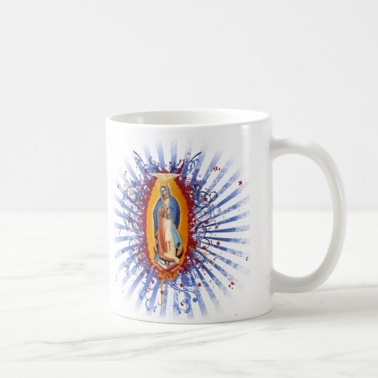 Virgen deグアダルペ コーヒーマグカップ (右)